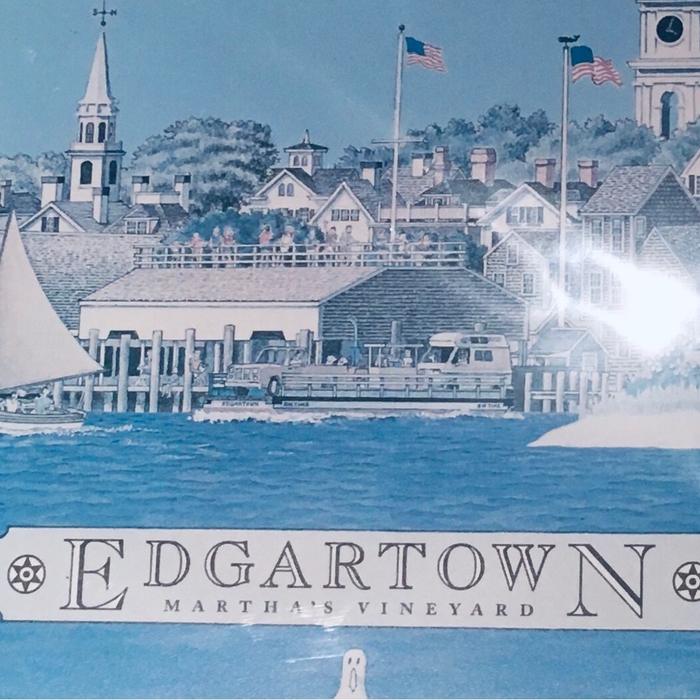 8 x 10 Martha’s Vineyard Edgartown print with Mat